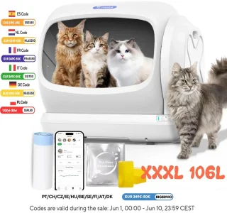 Cellista automatische kattenbak 106L