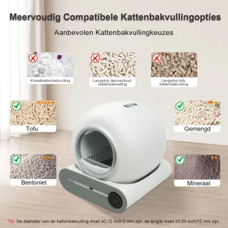 DOEL Kattenbak 65L (9L Afvalbak)