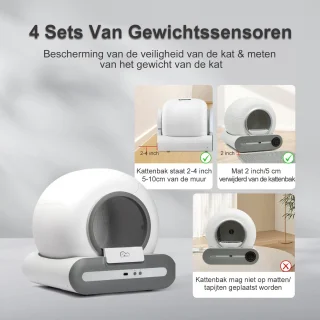 DOEL Kattenbak 65L (9L Afvalbak)