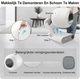 DOEL Kattenbak 65L (9L Afvalbak)