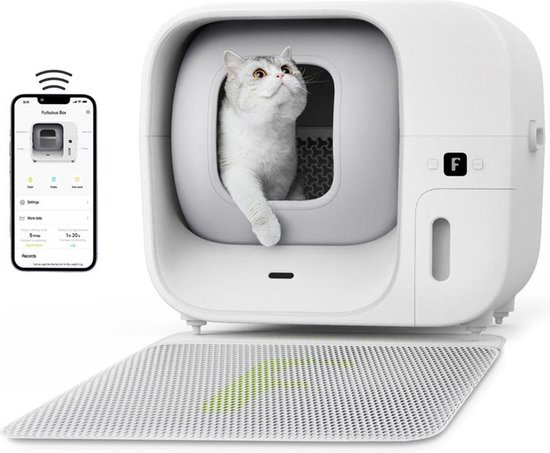 Furbulous Automatische Kattenbak 60L Wit review