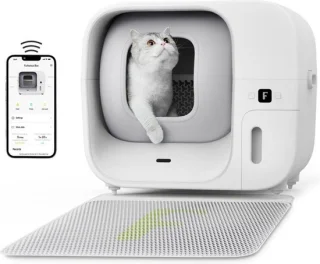 Furbulous Automatische Kattenbak 60L Wit