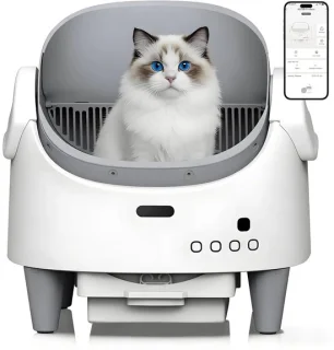 Geargalaxy Kattentoilet 120L – slim, ruim en bijna handsfree