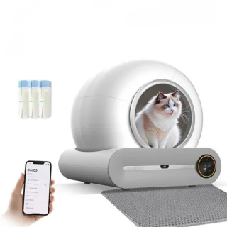 Handsfree hygiëne met slimme controle: Glowstride automatische kattenbak