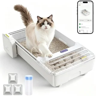 ITRONIQ open automatische kattenbak