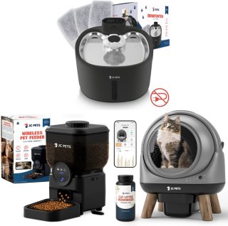 De JC Pets Zelfreinigende Automatische Kattenbak XXL 65L in één oogopslag