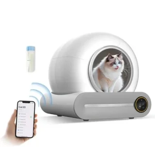 Jensaro 65L: slimme, grote zelfreinigende kattenbak voor drukke huishoudens