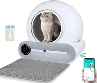 De Kattenbak 65L Extra Groot met Kattenbakzakken Set in één oogopslag