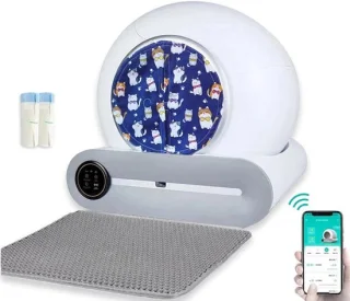 Automatische Kattenbak 65L — Ruimte en gemak voor drukke kattenhuishoudens