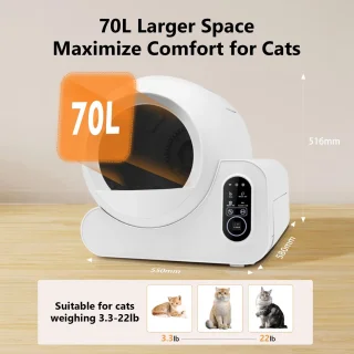 KOEDA Slimme Zelfreinigende Kattenbak 2025 Model