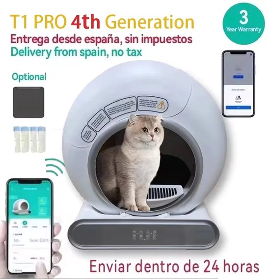 Mookes 2025 Automatische Slimme Kattenbak 65l review