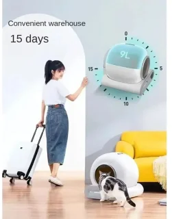 Mookes 2025 Automatische Zelfreinigende Kattenbak 65L