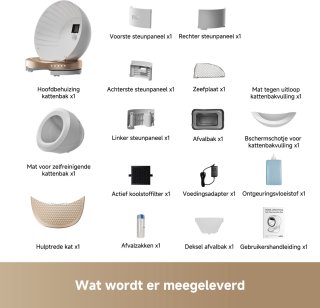 Wat vinden we goed aan de MOVA LR10 Prime Automatische Kattenbak