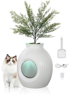 Plantaardige Kattenbak ABS 23 cm Decoratief