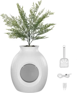 Plantaardige Kattenbak ABS 23 cm Decoratief