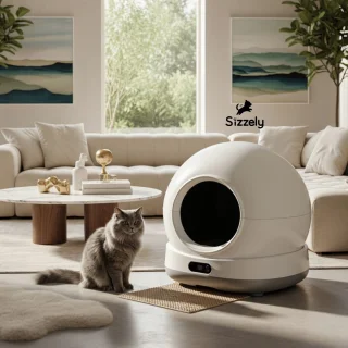 Sizzely Automatische Kattenbak XXL