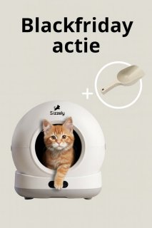 Sizzely Automatische Kattenbak XXL — Hygiëne en gemak voor grote en meerkatshuishoudens
