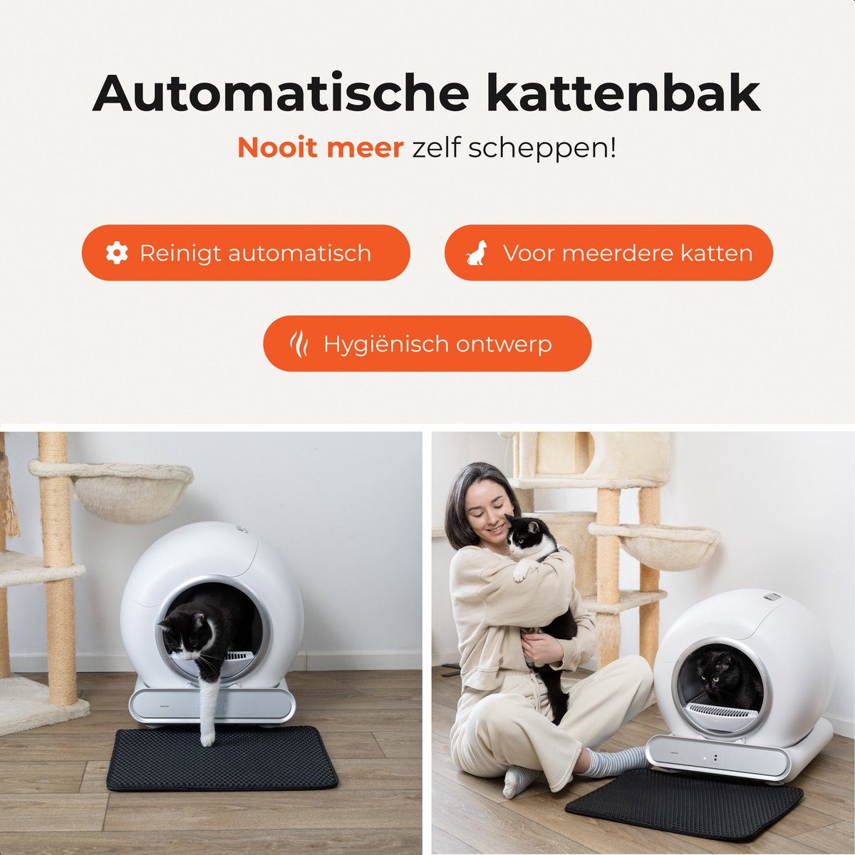 Wat vinden we goed aan de Skoov Automatische Kattenbak XXL