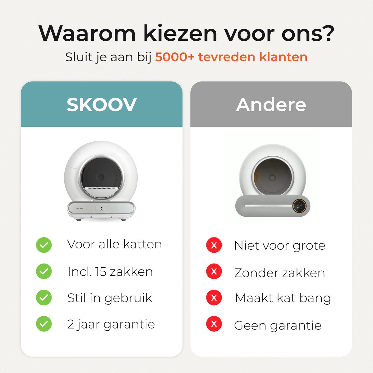 Wat vinden we minder goed