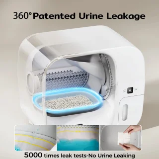 Slimme Automatische Kattenbak 60L met App Bediening
