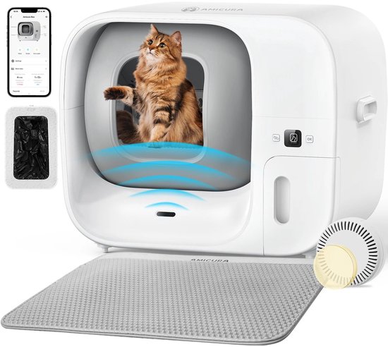 Slimme Automatische Kattenbak 60L met App Bediening review