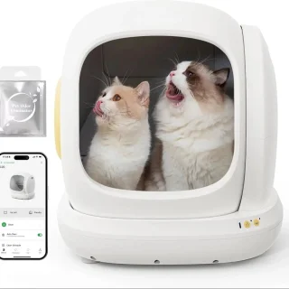 Slimme Automatische Kattenbak met App en Gezondheidsmonitoring