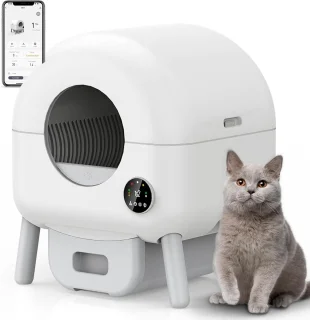 Slimme automatische kattenbak met zelfreiniging