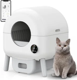 Slimme automatische kattenbak met zelfreiniging