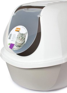 Wat vinden we goed aan de Slimme kattenbak 52 x 39 x 41 cm - Grijs