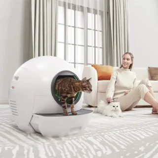 Slimme Kattenbak 60L - Automatische Zelfreinigende Kattenbak