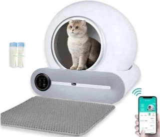 Slimme kattenbak - 65 l - Set kattenbakzakken