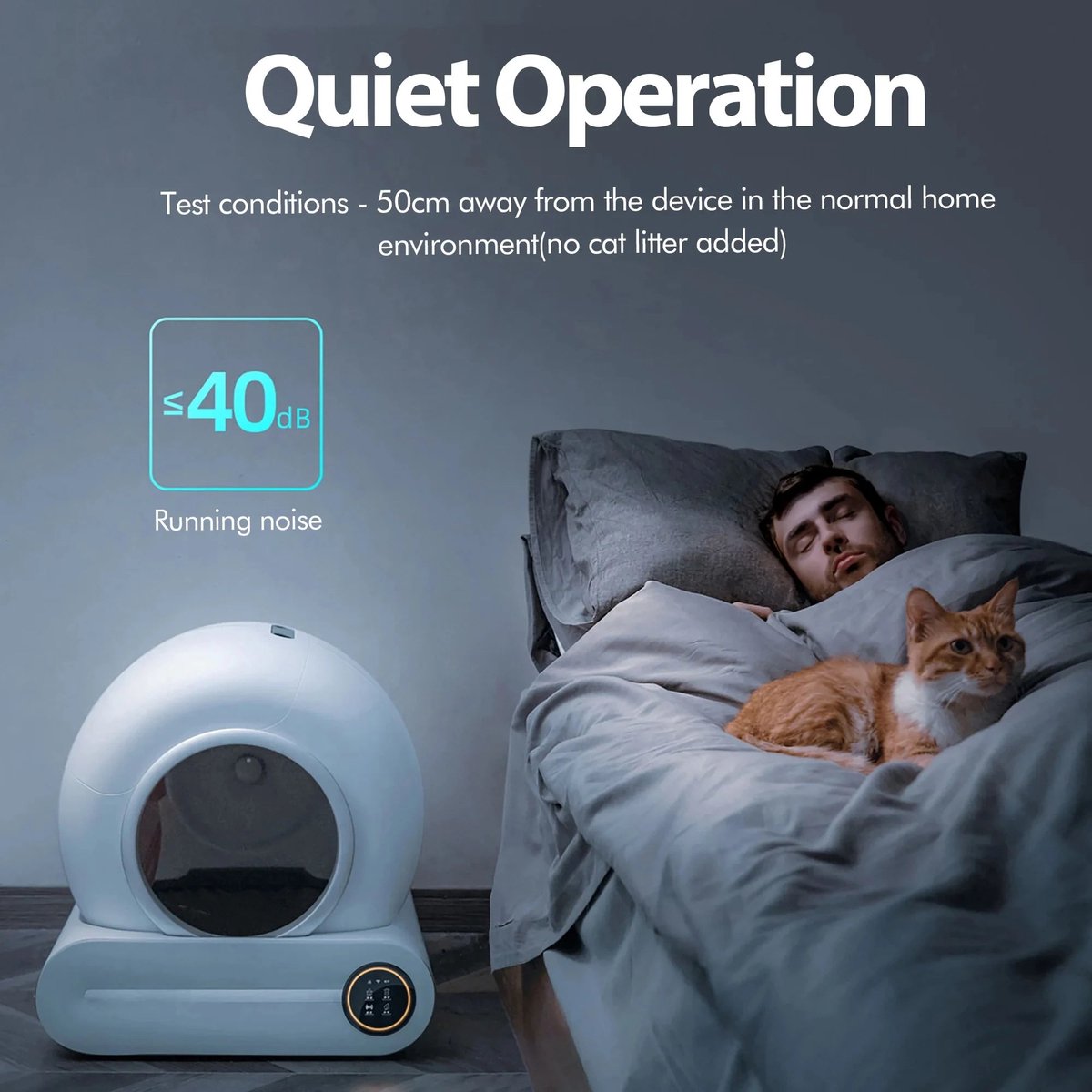 Wat vinden we goed aan de Slimme Kattenbak 65L Automatisch met App
