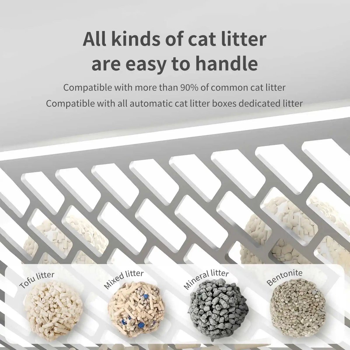 Wat vinden we goed aan de Slimme Kattenbak 65L - Automatisch Zelfreinigend met App