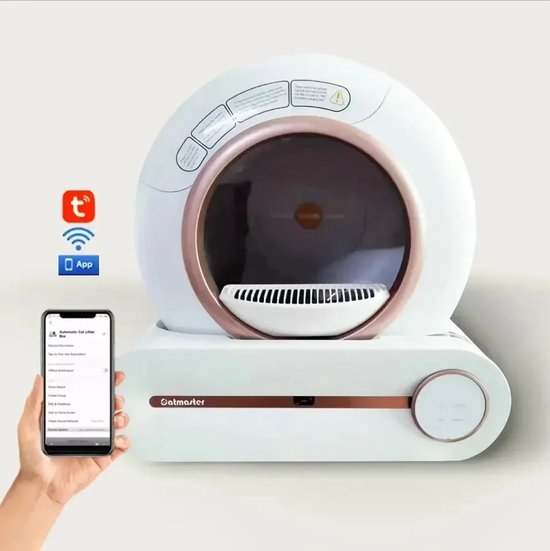 Slimme Kattenbak 65L met App - Zelfreinigend en Extra Groot review