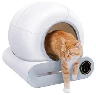 Slimme kattenbak semi-gesloten