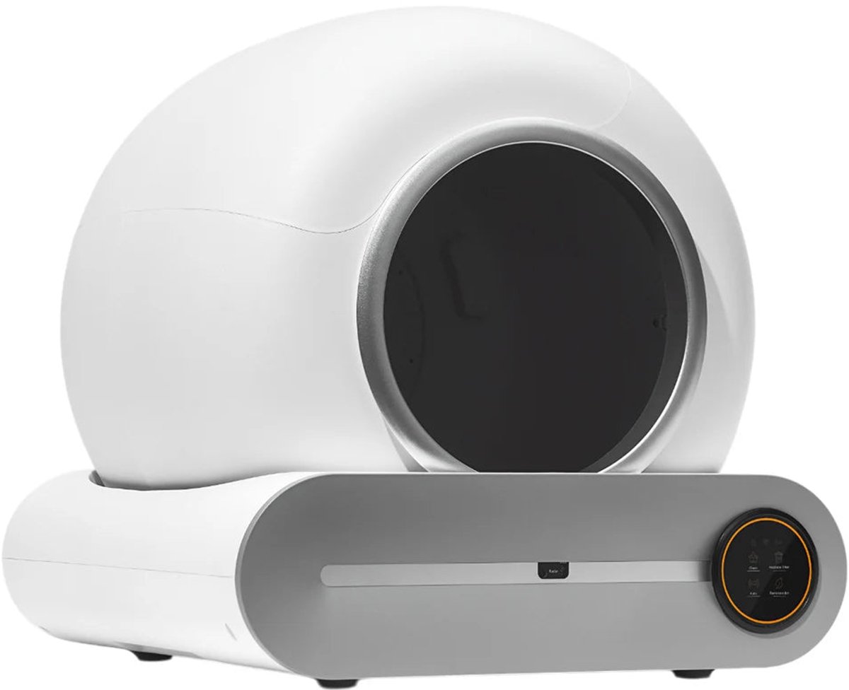 De Slimme Zelfreinigende Kattenbak 60L 12V in één oogopslag