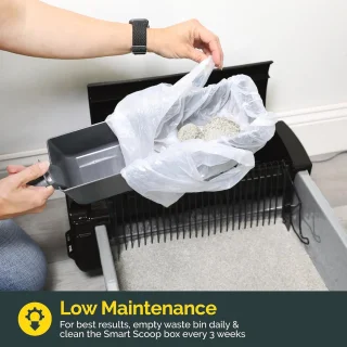 Slimme zelfreinigende kattenbak voor 2 katten