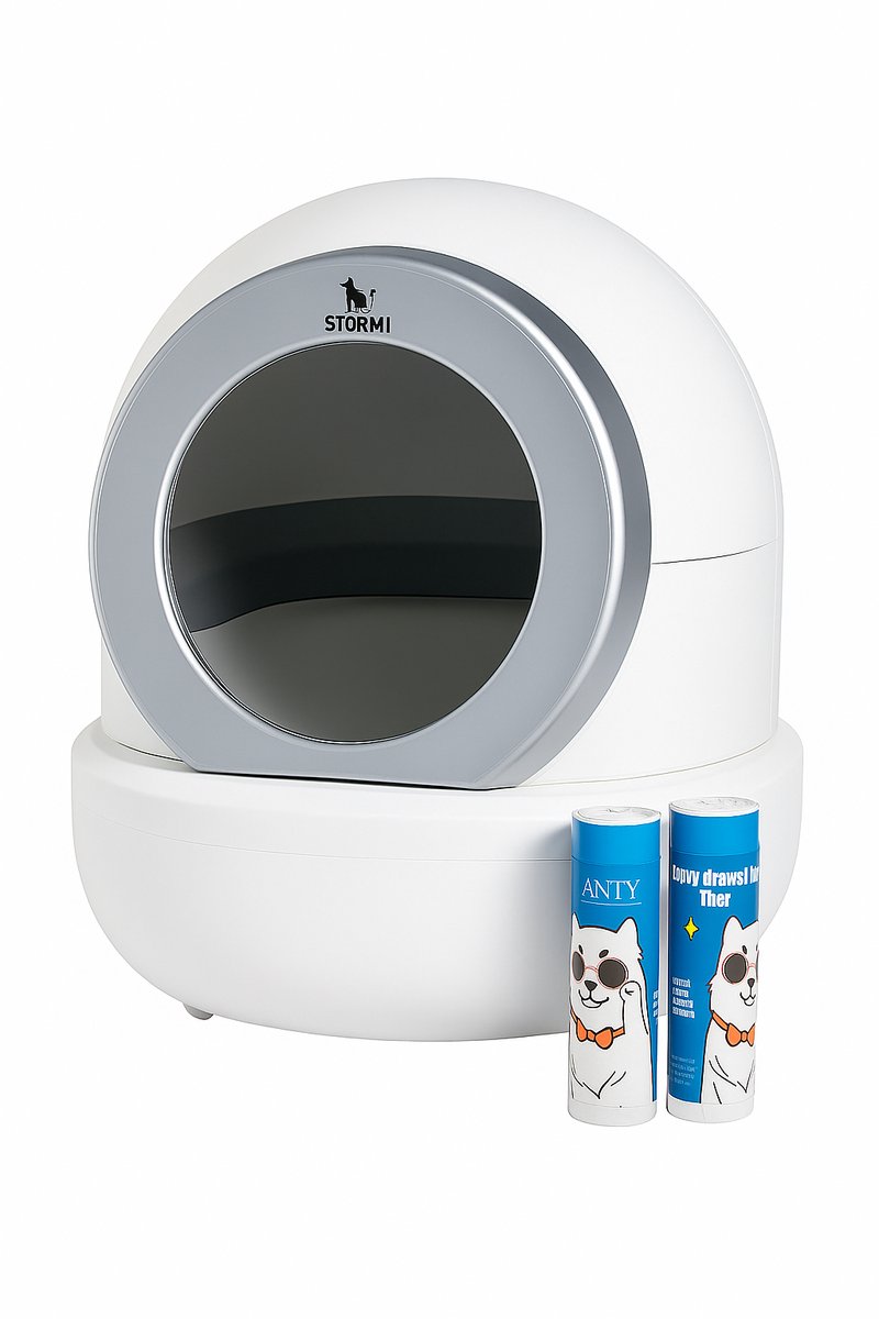 Wat vinden we goed aan de Stormi Zelfreinigende Kattenbak 65L Automatisch