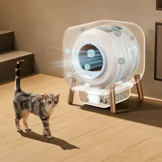 Tien Lagen Zelfreinigende Kattenbak met WIFI - Slimme Automatische Kattenbak voor Meerdere Katten