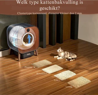 Tien Lagen Zelfreinigende Kattenbak met WIFI - Slimme Automatische Kattenbak voor Meerdere Katten