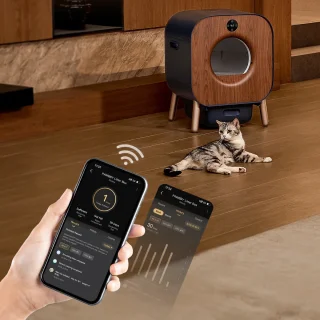 Tien Lagen Zelfreinigende Kattenbak met WIFI - Slimme Automatische Kattenbak voor Meerdere Katten