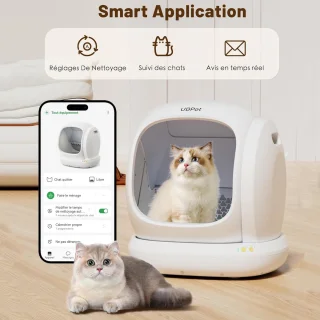 UBPet C20 75L slimme automatische kattenbak