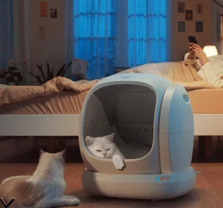 UBPet C20 automatische kattenbak 75L met app
