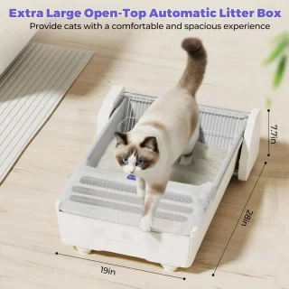 UBPET Robotail C32 XXL Open Slimme Kattenbak