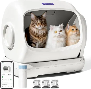 Wat vinden we goed aan de UBPET Robotail C42 Automatische kattenbak (XXXL)