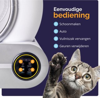 Wat vinden we goed aan de Viervoeter Automatische Kattenbak