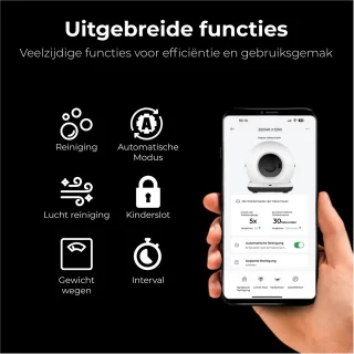 Zedar K1200 Automatische Kattenbak XXL 82L