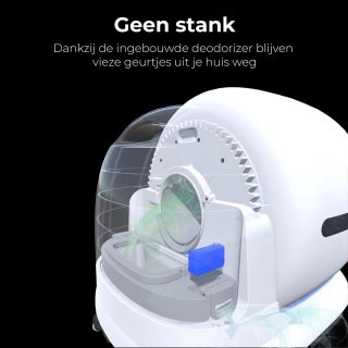 Zedar K1200 Automatische Kattenbak XXL 82L