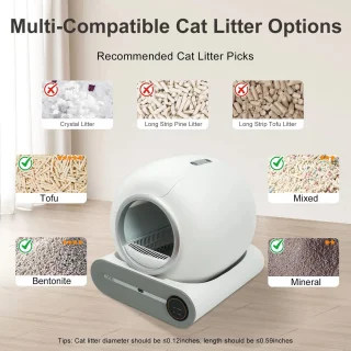 Zelfreinigende kattenbak 65 L