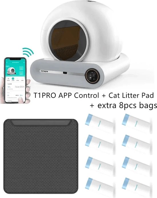 Zelfreinigende Kattenbak Automatisch Slim Kattentoilet met App review